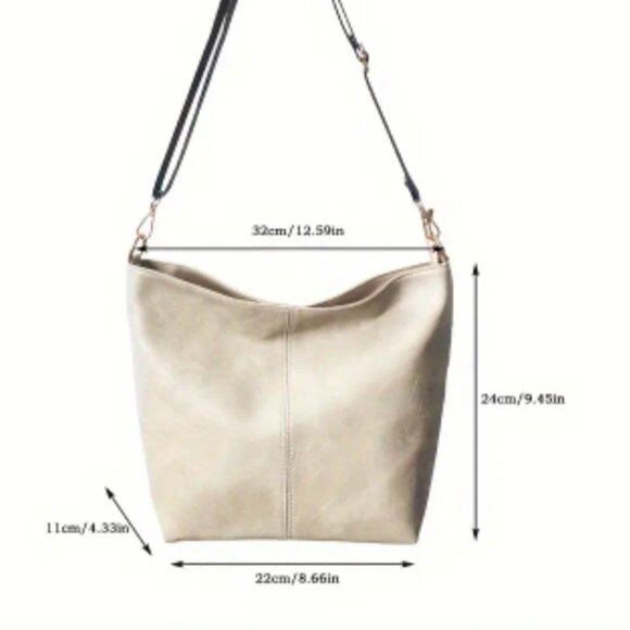 New Cream Stylish Multi-Functional Commuter Bag - Picture 4 of 5